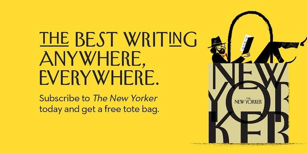 New Yorker Subscriber ad
